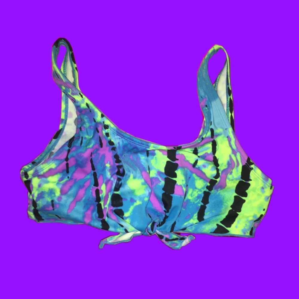 Girls Tie-Front Bathing Suit Top
